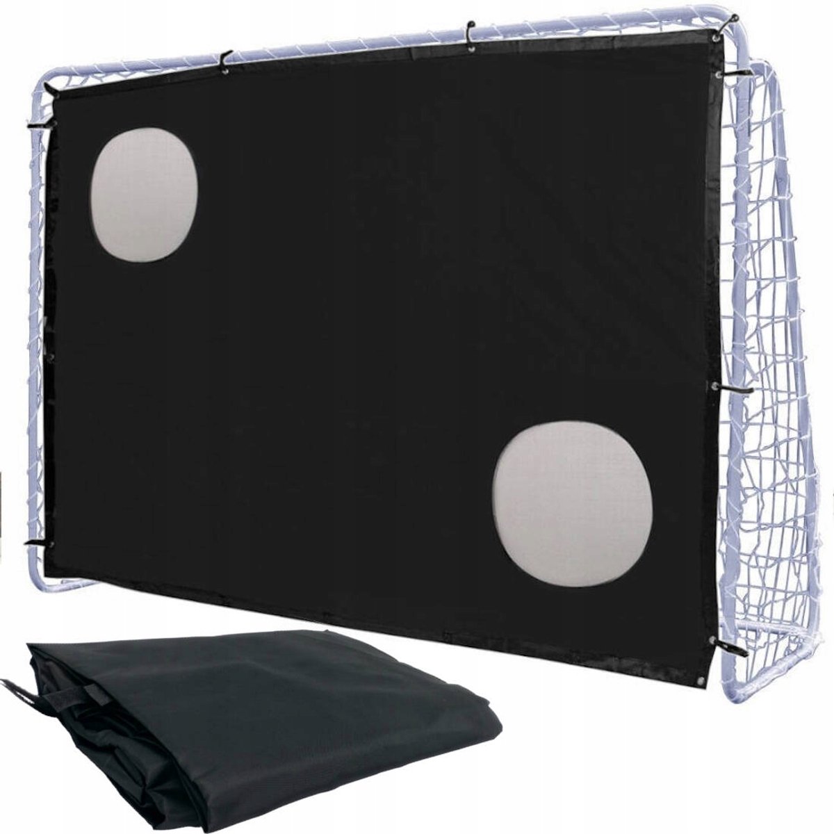 Voetbal Doel Trainingsmat 213x150cm Zwart
