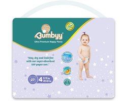 SnelShoppen - Pull Ups Baby Luier Maat 4 27 Stuks - Ultra-Absorberende, Lekvrije Luierbroekjes voor Gevoelige Huid, Hypoallergeen en Dermatologisch Ge