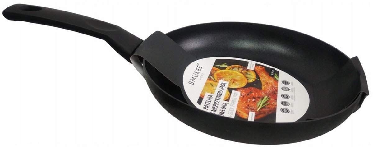 Smukee Koekenpan 22 cm Anti-Rugzak - Zwart