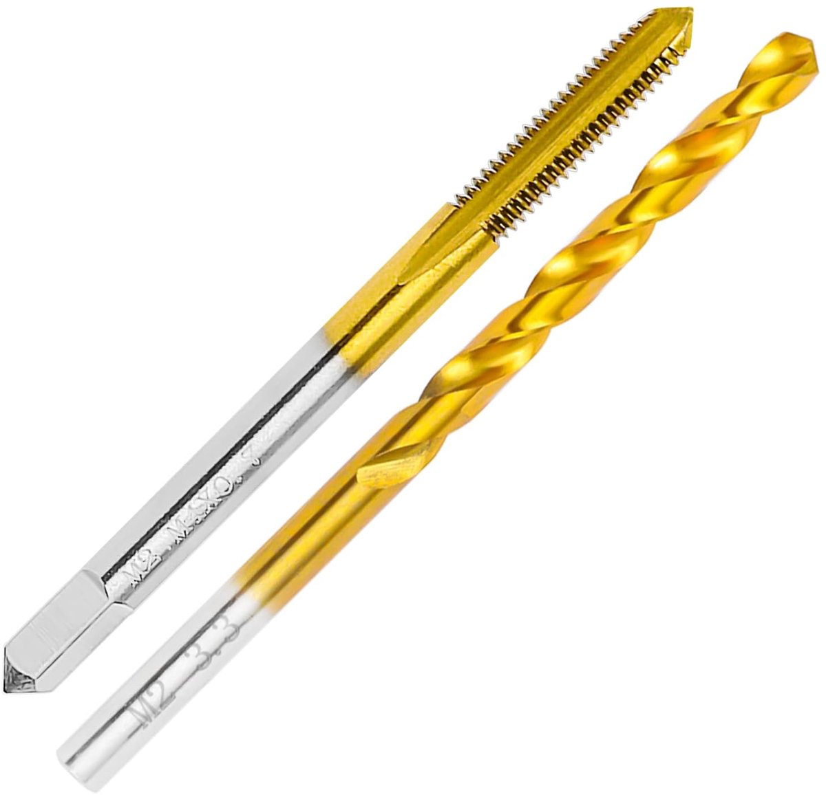 Draadsnijset M4 x 0.7 - HSSG met 3.3 mm Boor - Hoogwaardige M2 Staal - Inclusief Opbergdoos - ShopVlot