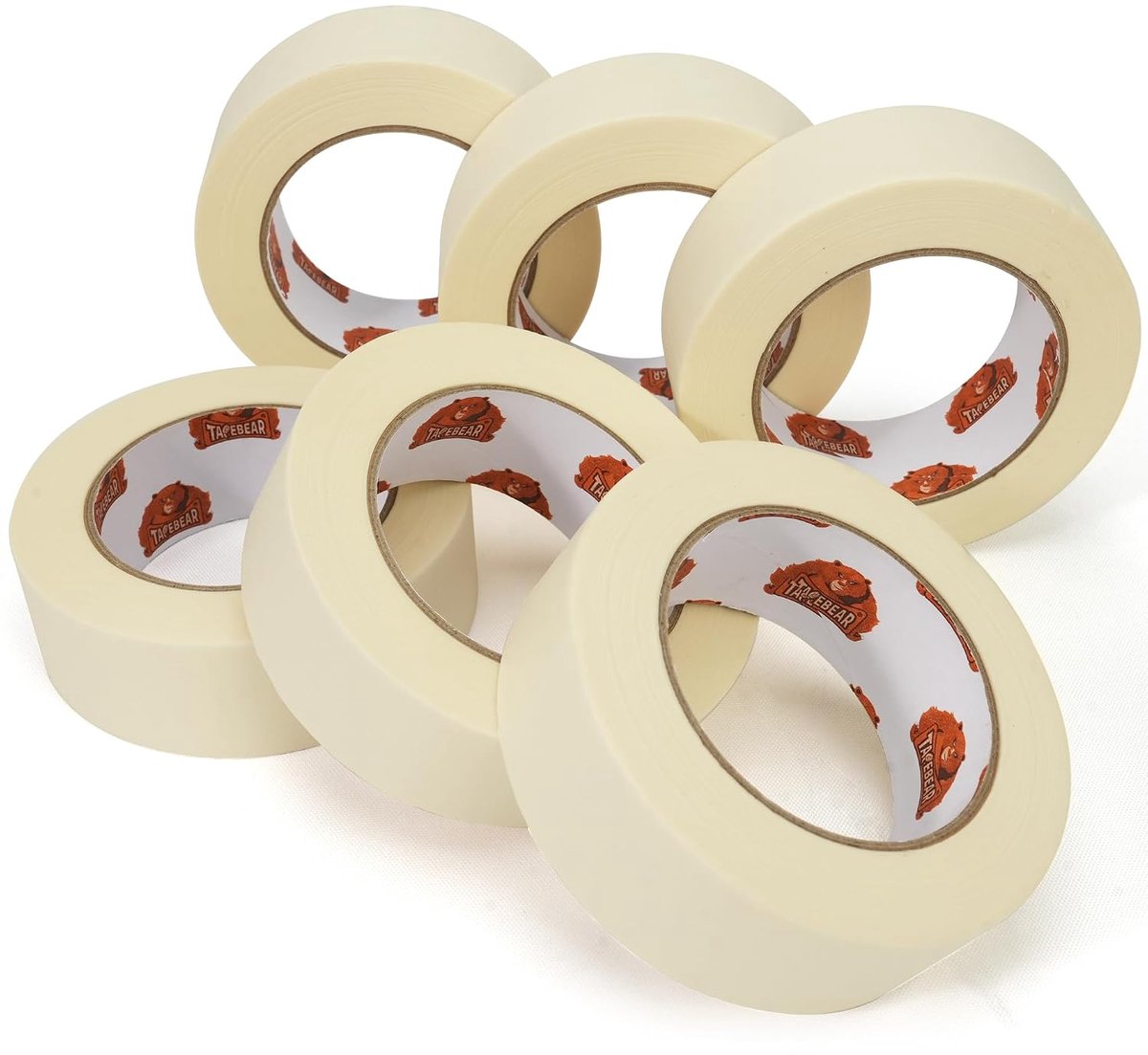 Verf tape 38 mm x 55 m - Beige - Dek tape voor schilderen - Perfecte afwerking - ShopVlot