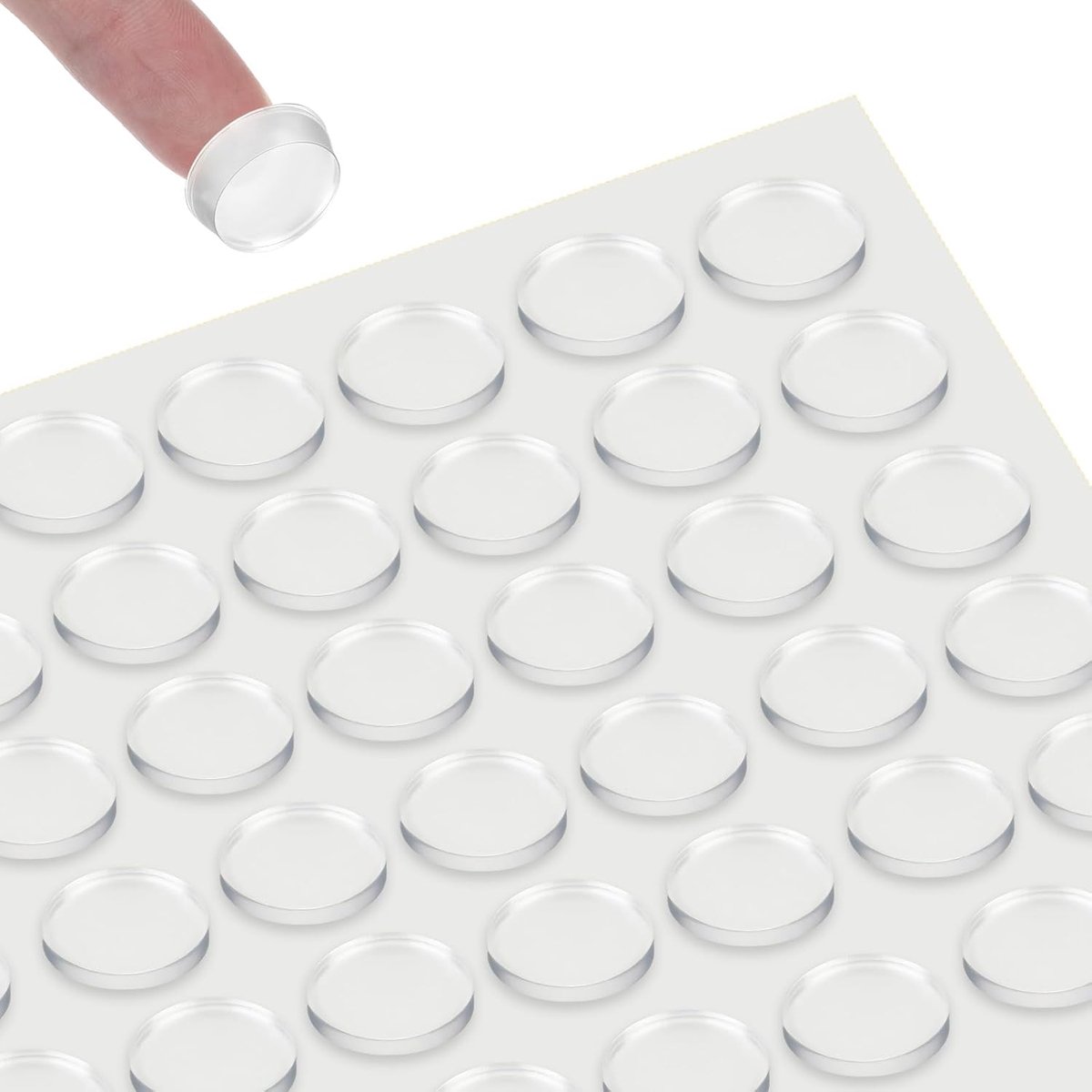 Rubber nubs voor glasplaten 12 mm - zelfklevend silicone - anti-slip pads - optimale bescherming voor meubels - ShopVlot