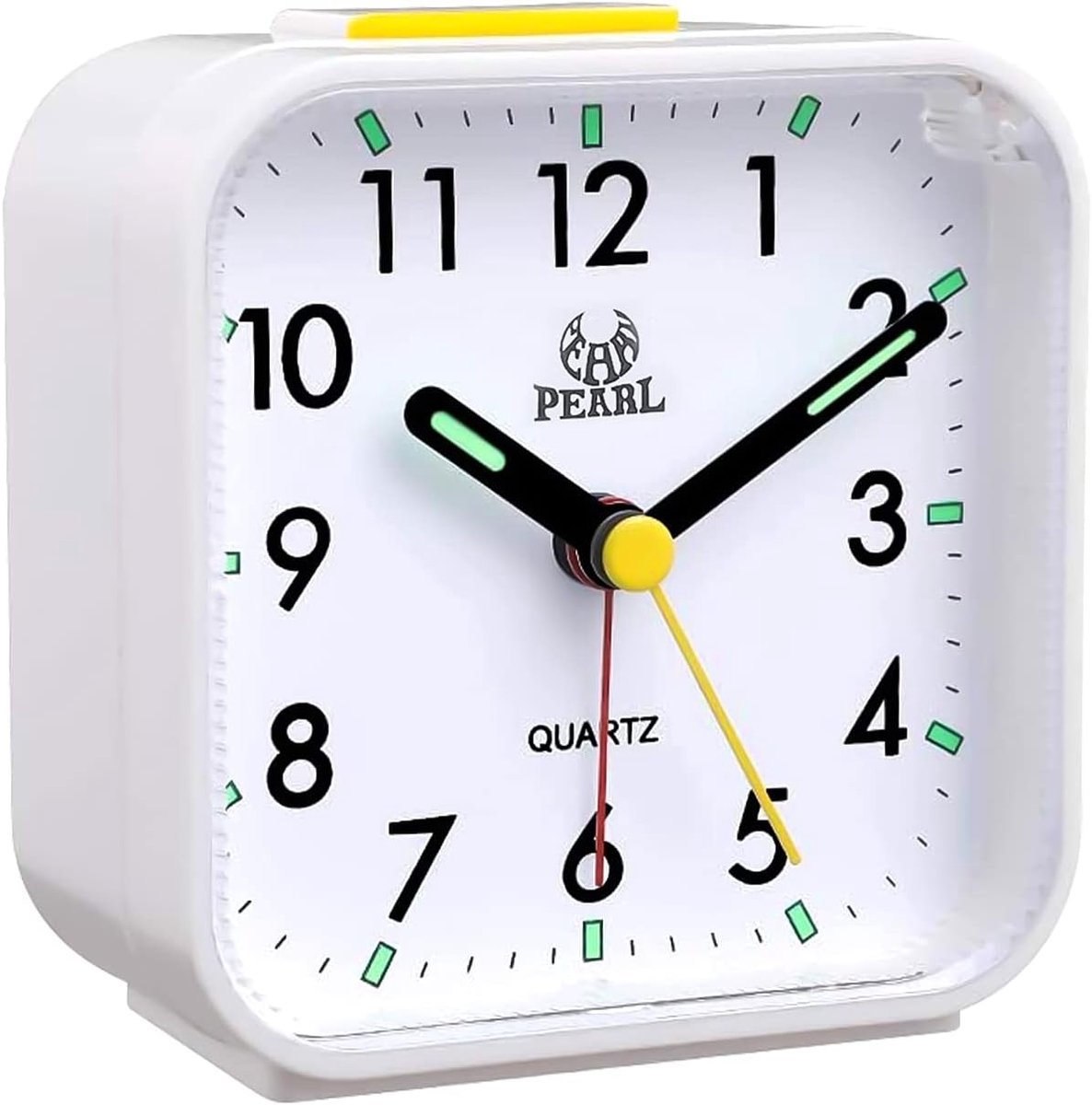 Analoge wekker met snoozefunctie - Nachtlampje - Stille quartzbeweging - Ideaal voor reizen - ShopVlot