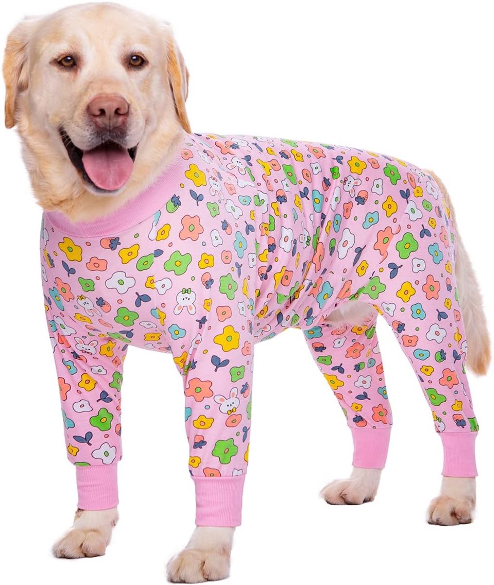Hondenpyjama XXL - Ademend materiaal - Wondbescherming - Comfortabele bewegingsvrijheid - ShopVlot