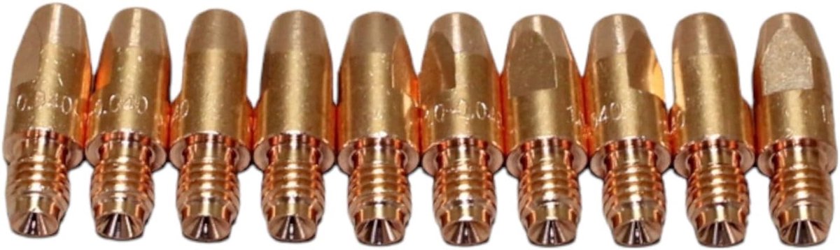 Flownozzles 0,8mm-1,2mm - M8x30 - E-Cu - Geschikt voor MIG/MAG lassen - ShopVlot