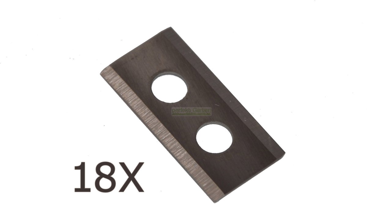 Roestvrijstalen mes van 18 x 3,6 cm voor de robotmaaier Parkside PMRA 20-Li A1