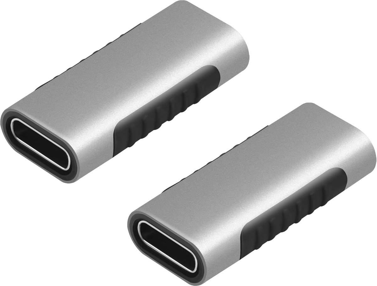 USB C Bus naar Vrouwelijke Adapter Set van 2 - 10Gbps 60W USB 3.1 Type C - Snelle gegevensoverdracht - ShopVlot