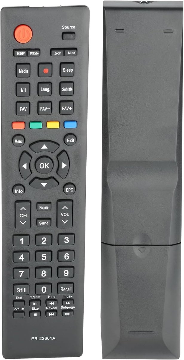 Afstandsbediening voor Hisense TV - Geschikt voor meerdere modellen - Gebruiksvriendelijk - ShopVlot