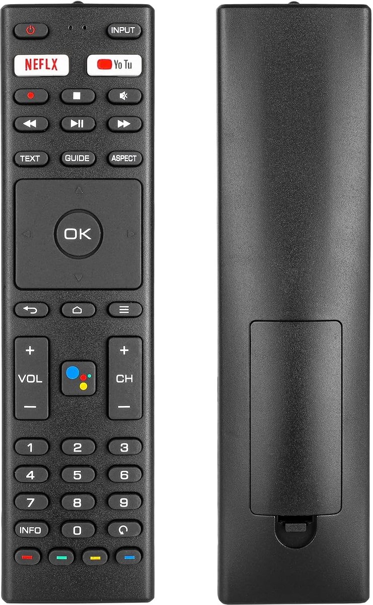 Afstandsbediening RM-C3416 IR - Vervangende controller - Compatibel met Continental Edison TV - ShopVlot