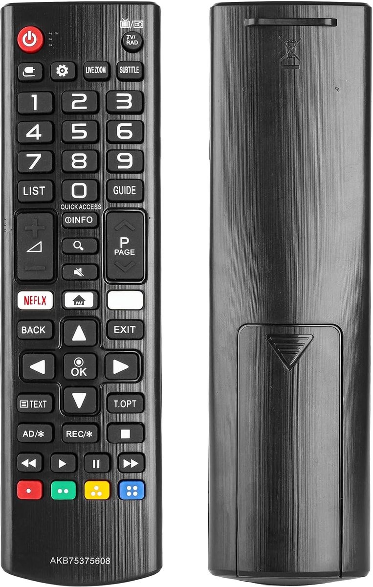 Afstandsbediening AKB75375608 - Vervangcontroller - Geschikt voor LG TV - Gebruiksvriendelijk - ShopVlot
