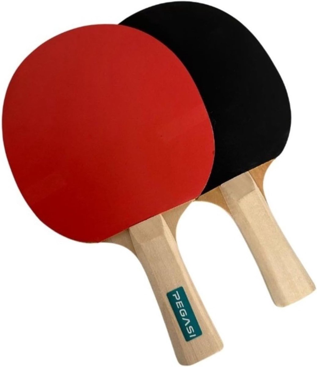 Tafeltennisbat 2 ster - 1.6 mm spons - gladde rubber - ideaal voor hobbyspelers - ShopVlot