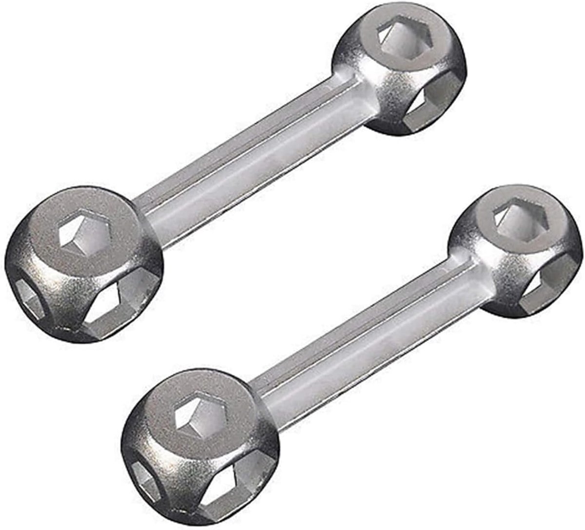 Fietsgereedschap 10 in 1 - Multifunctionele sleutel 6-15 mm - Hexagonale sleutels - Ideaal voor fietsreparaties - ShopVlot