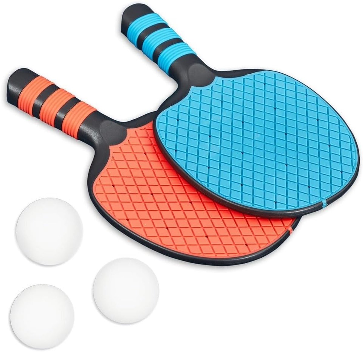 Tafeltennisbat set Smash2 - Ultra duurzame bats - Inclusief 3 outdoor ballen - Perfect voor kinderen en beginners - ShopVlot