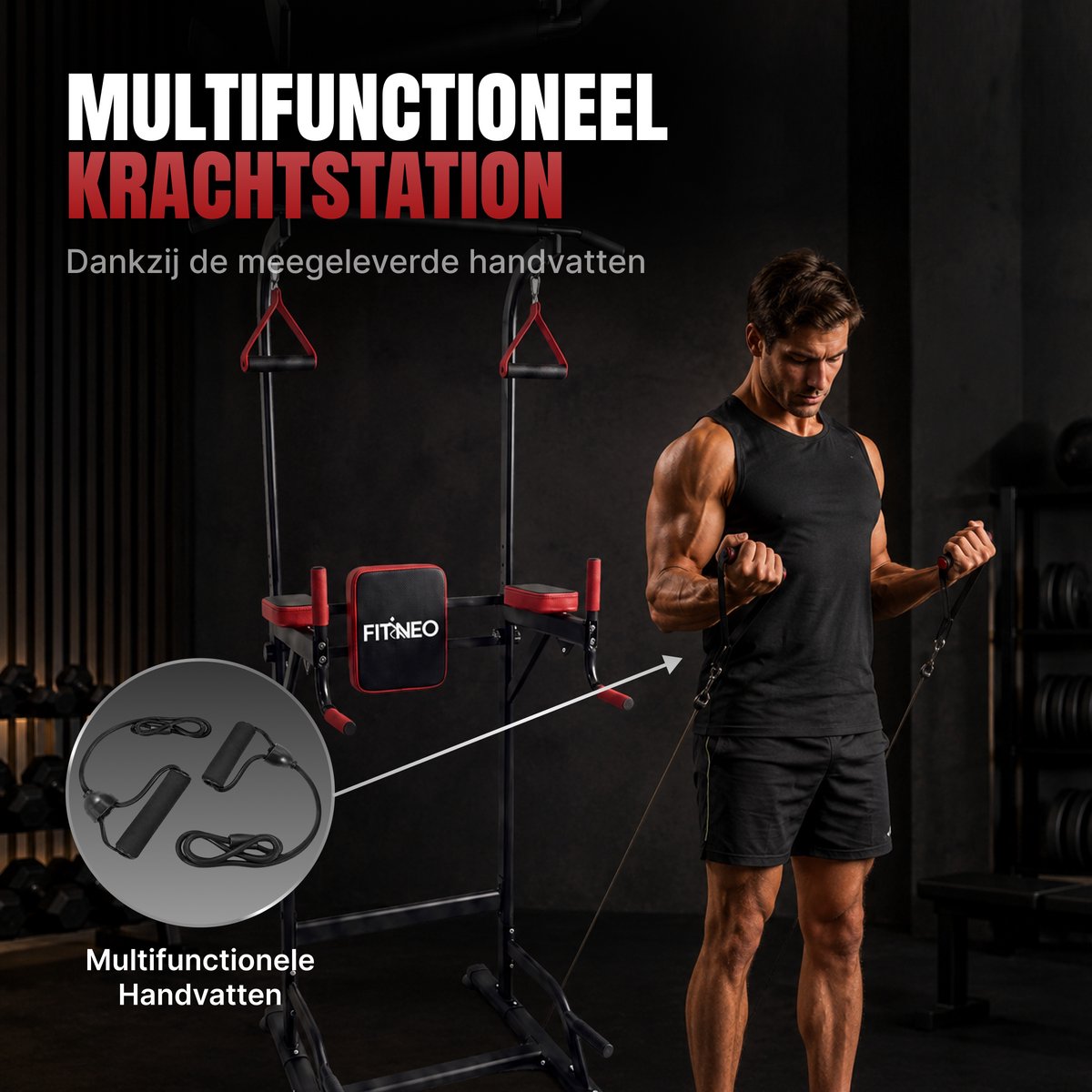 Actueell Fitneo P3 Multifunctioneel Krachtstation thumbnail 2