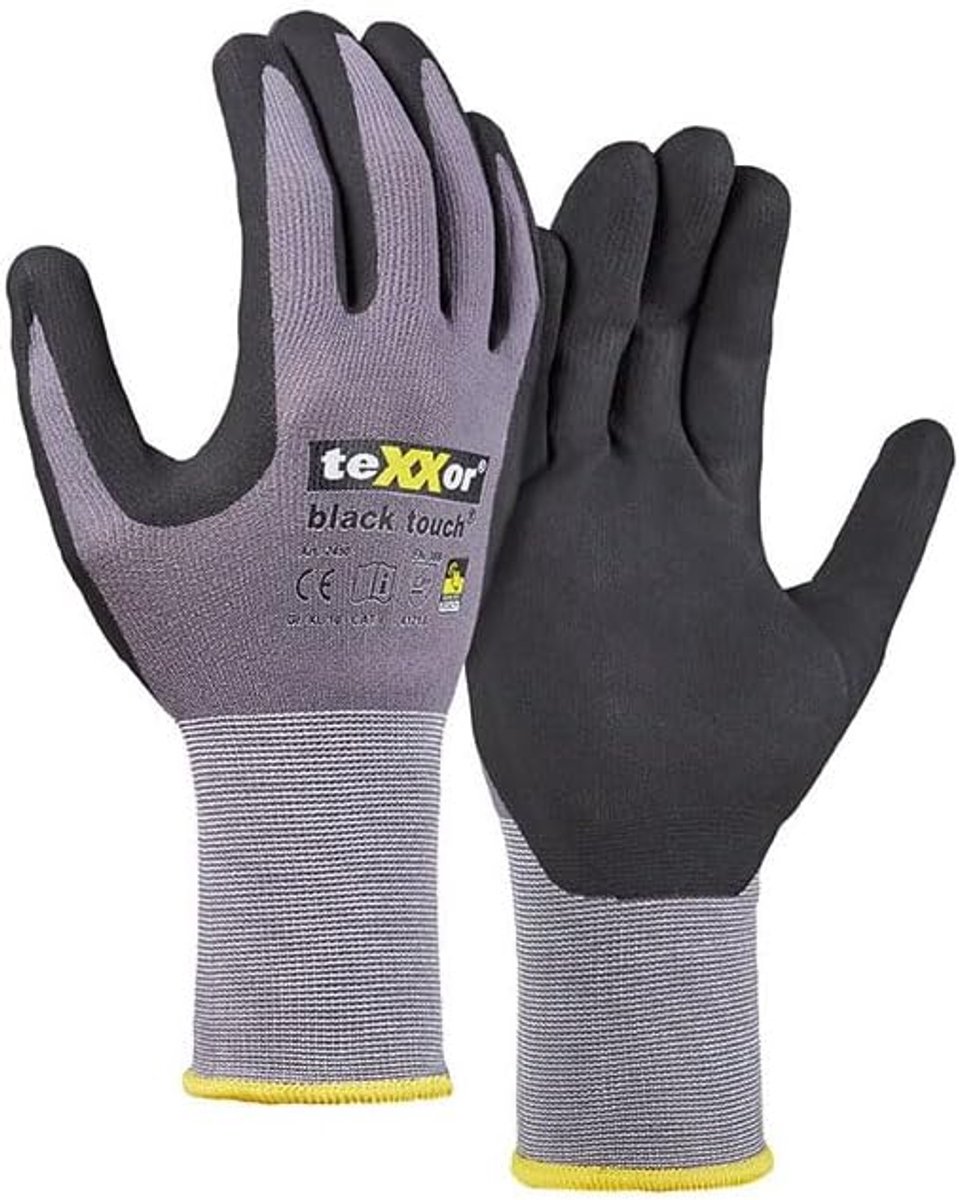 Montagehandschoenen zwart - touch-functie - perfecte grip - ideaal voor precisiewerk - ShopVlot