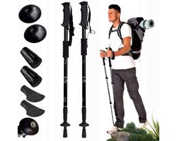 Verstelbare Nordic Walking Stokken - Lichtgewicht Aluminium met Anti-Shock