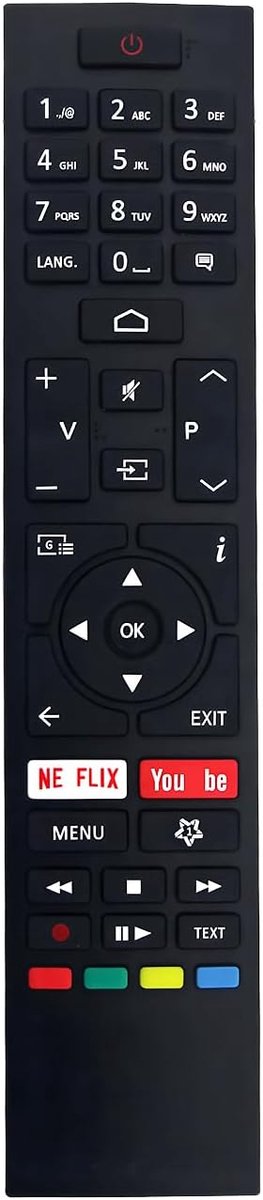 Afstandsbediening CT-8557 - Vervangend voor Toshiba TV - Geschikt voor meerdere modellen - Eenvoudig in gebruik - ShopVlot