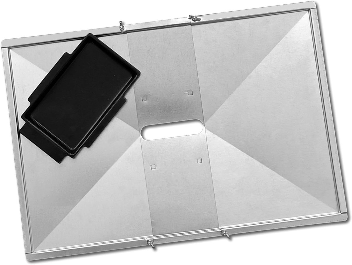 Vervangende vetbak voor gasbarbecues - verstelbare lengte 20-24 inch - universele vetbak - eenvoudig schoonmaken - ShopVlot