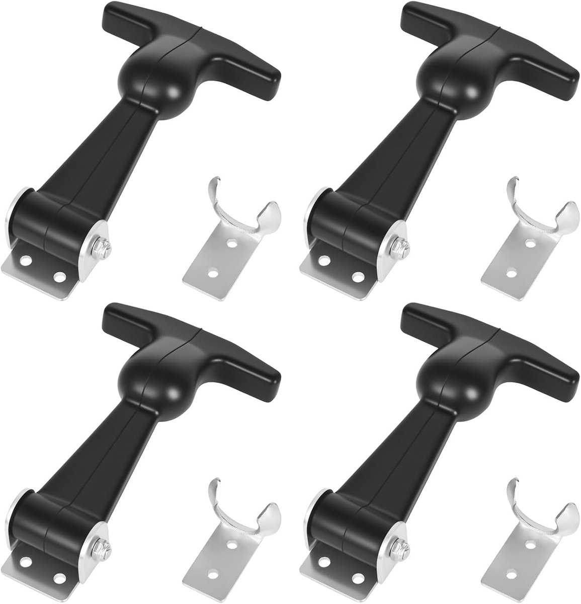 Rubber kap houders 4 stuks - elastische cap sluiting - T-handgreep - ideaal voor gereedschapskisten - ShopVlot