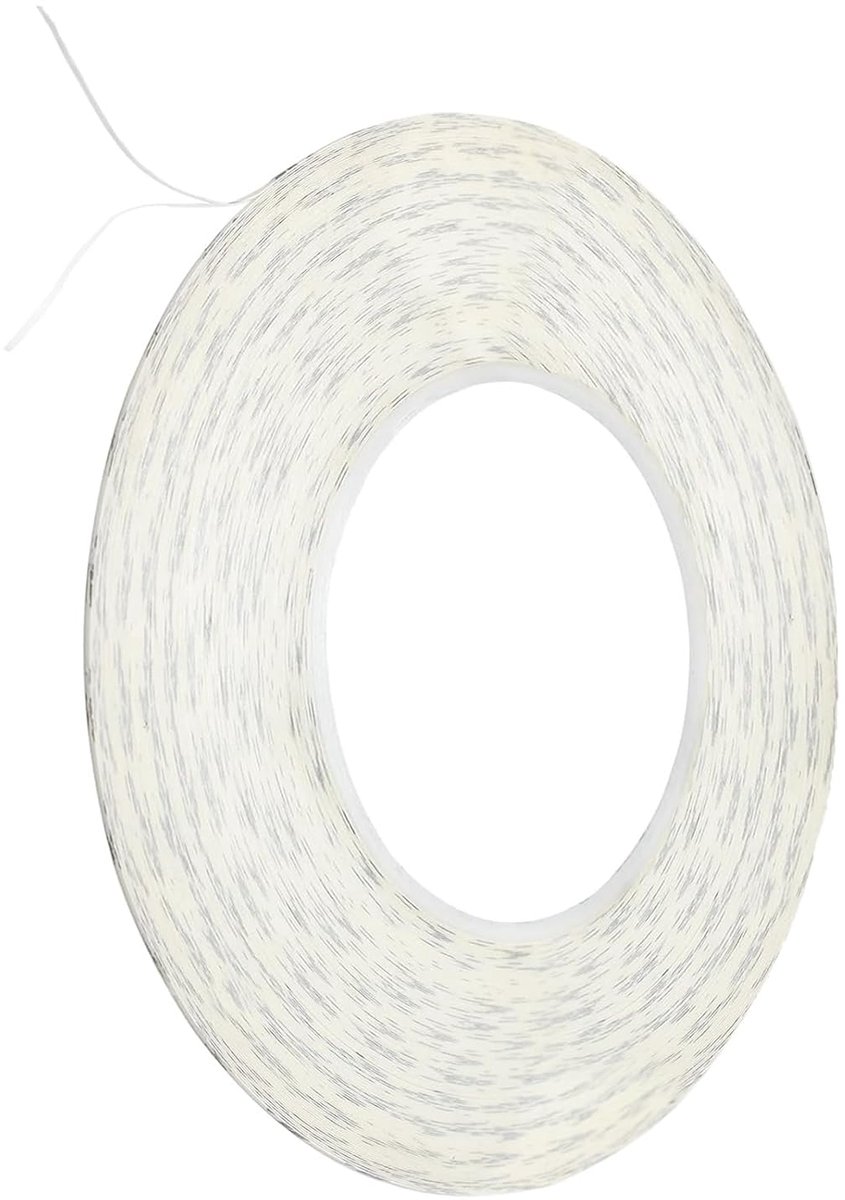 Dubbelzijdige tape 50 m - Extra sterke hechting - Ideaal voor smartphone en tablet - Perfect voor DIY-projecten - ShopVlot