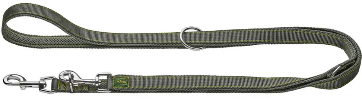 Hunter Verstelbare Hondenriem Maldon Grijs 3.0 - 200 cm x 20 mm