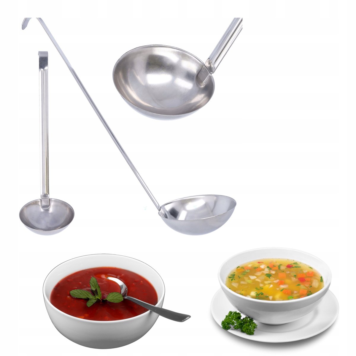 RVS Soeplepel 33cm 225ml - Ideaal voor soepen en sauzen
