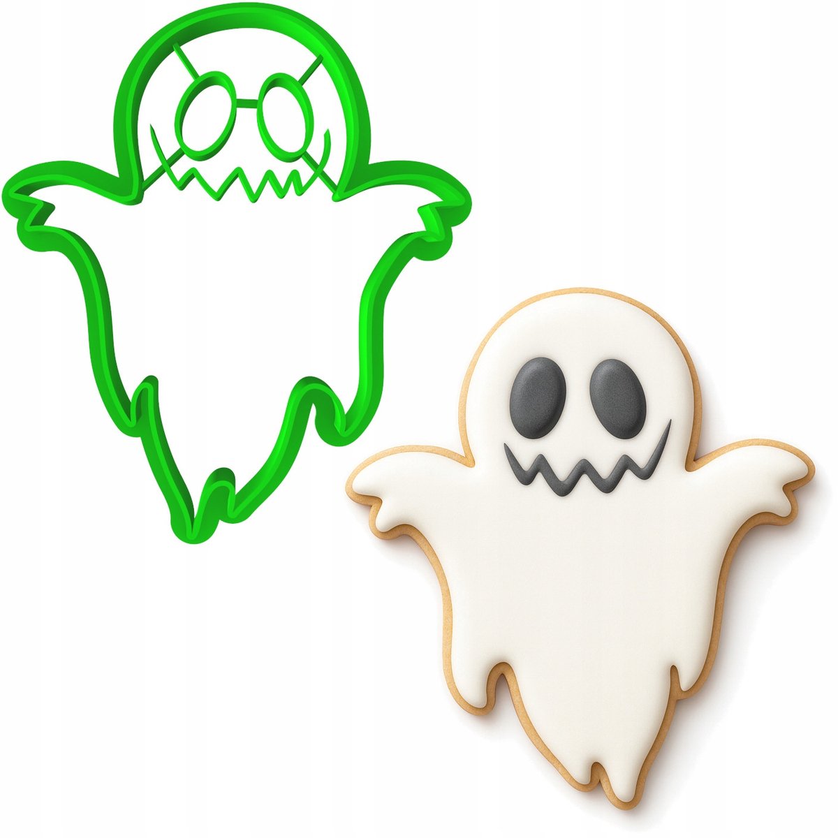 Halloween Koekjesvorm - Spookje (PETG Kunststof)