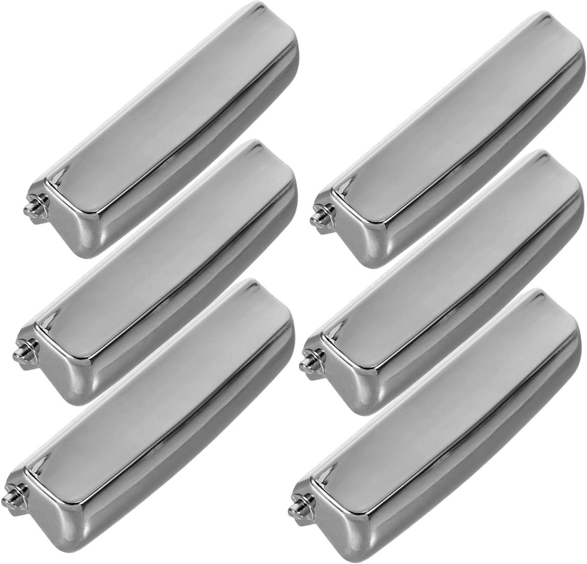 Deksel Handvatten Rijstkoker - Pot Deksel Knoppen - Keuken Gebruik - Precisie Ontworpen Knop - 6 stuks - Zilver