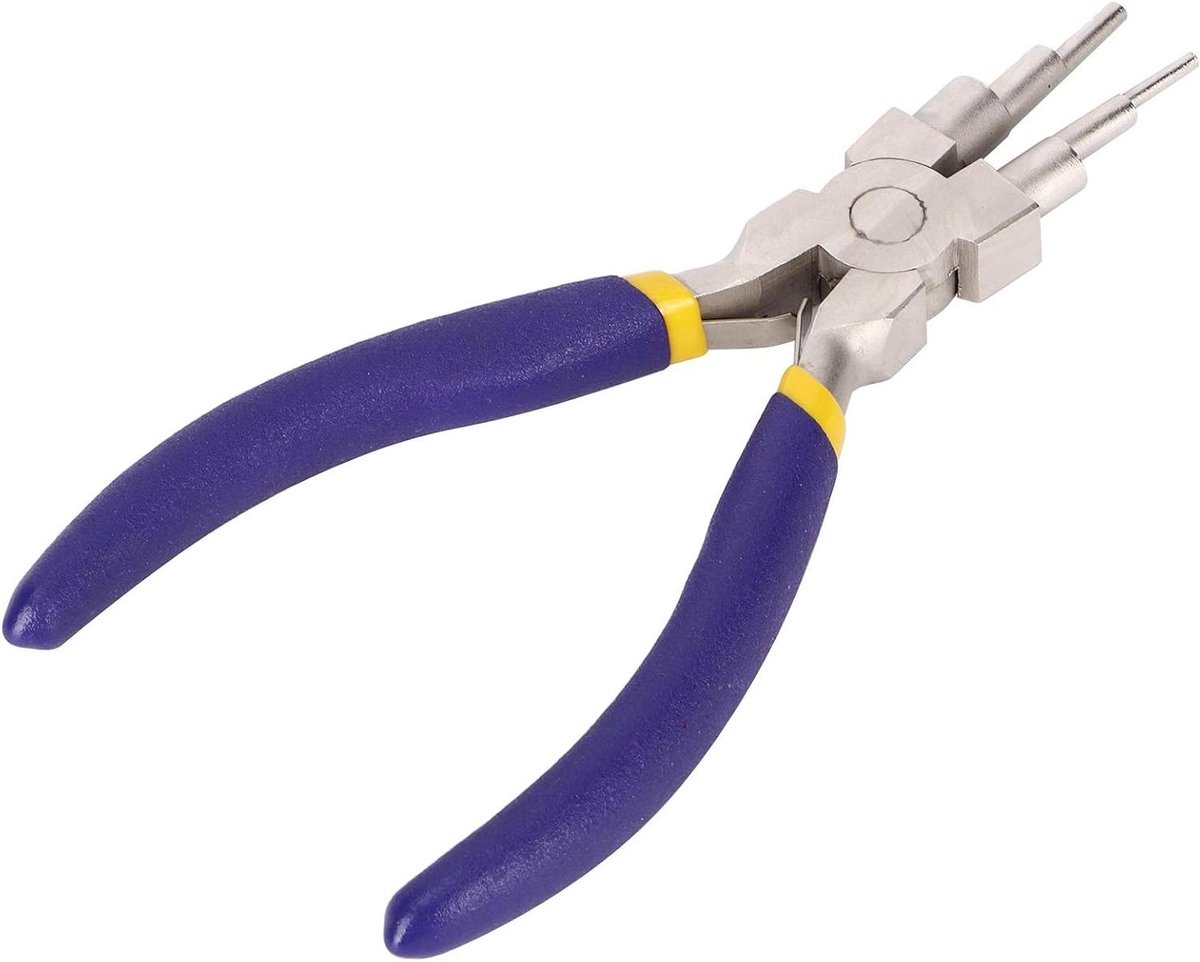 Sieradentang - Multifunctionele tang - Sieraden maken - 6-in-1 ontwerp - 6 maatopties - Grijs