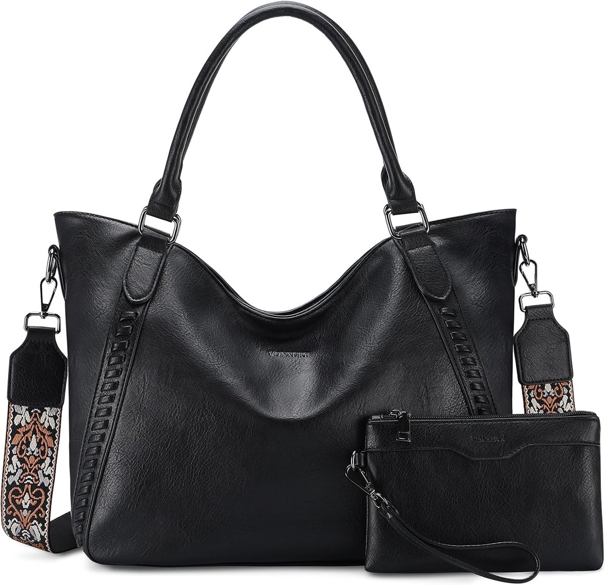 Schoudertas Hobo Dames - PU Leer - Verstelbare Crossbody Tas - Trendy Handtas voor Vrouwen - SnelShoppen