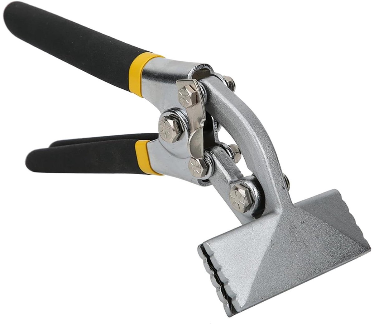 Metaalplaat Tang - Zet-tang Plaatbewerking - Metaal Buigen - Niet-gladde Handgreep - 80 mm Breed - Zilver