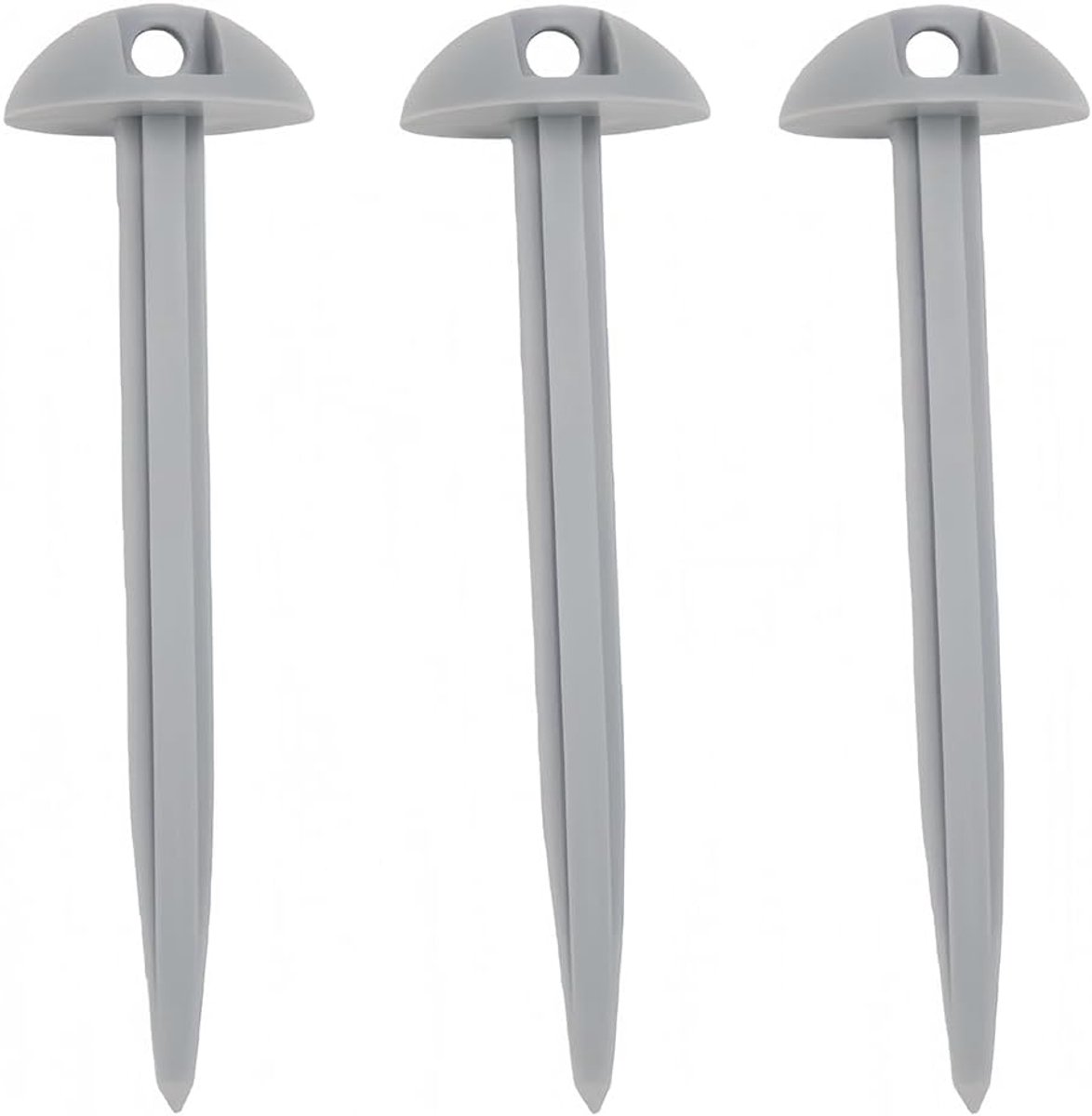 Mushroom Shaped Haringen 50pcs - Zware Kunststof - Duurzaam en Stevig - Voor Camping en Tuin - SnelShoppen