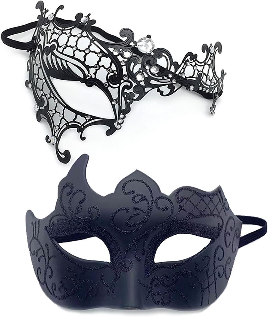 Venetiaans masker - voor mannen en vrouwen - elegante uitstraling - perfect voor dansfeest - SnelShoppen