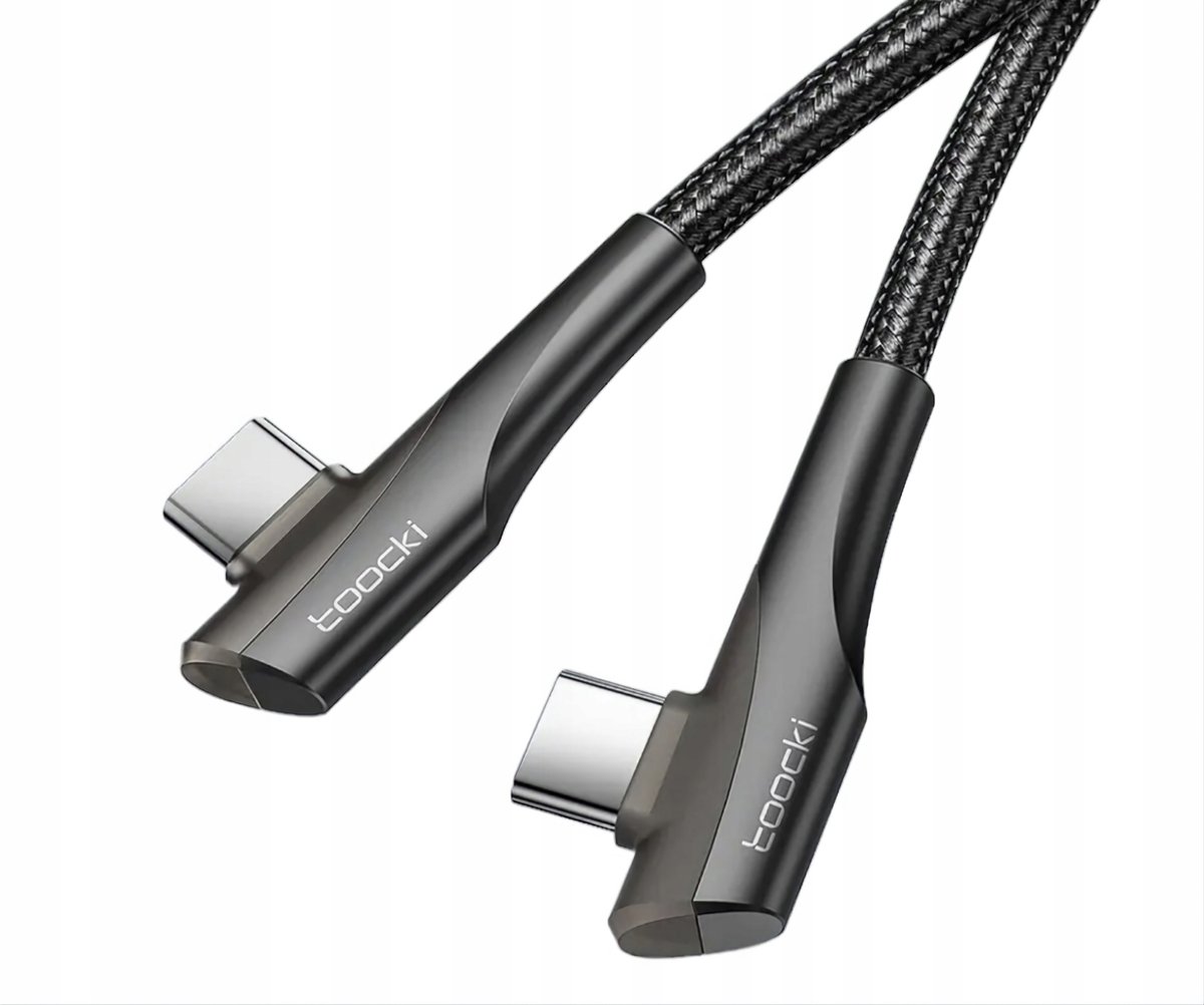 Merkloos USB-C naar USB-C Hoekkabel 90°, 100W, 2m