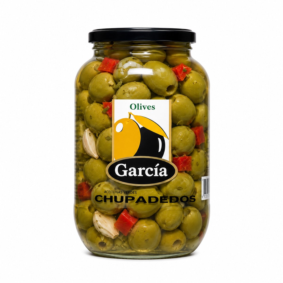 Groene Gemarineerde Olijven Chupadedos 490 g – Spaanse Tapasolijven