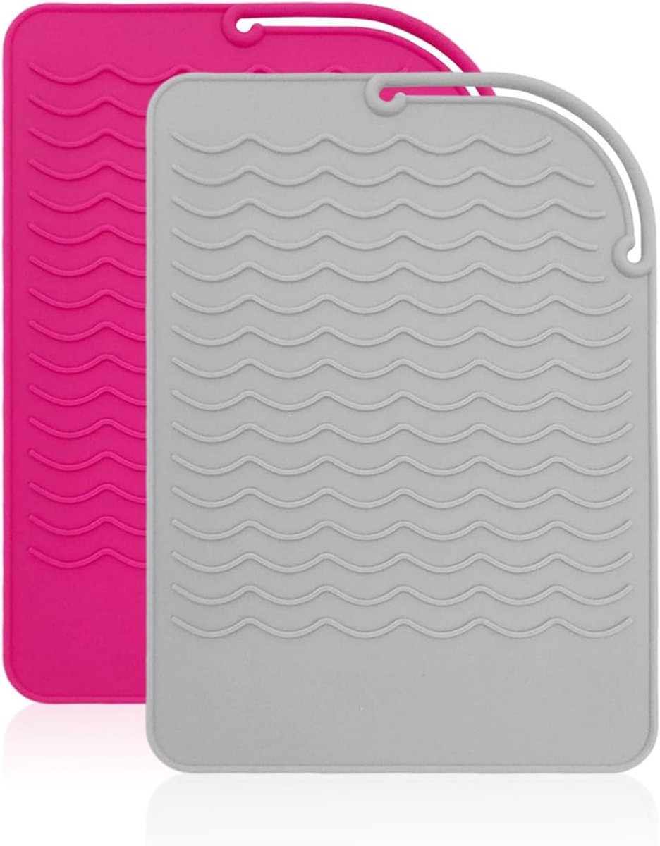 Silicone pan pads 2 stuks - niet-slip krultang pads - multifunctioneel silicone - bescherming tegen verbranding - ShopVlot
