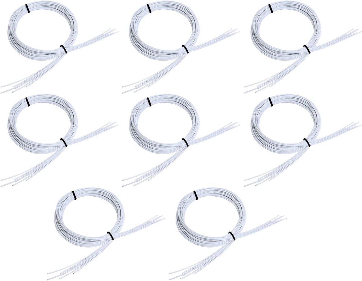 Vervangende veters voor schoenen - Twist Lock - 4 paren - Geschikt voor BOA-systeem - Eenvoudig te gebruiken - ShopVlot