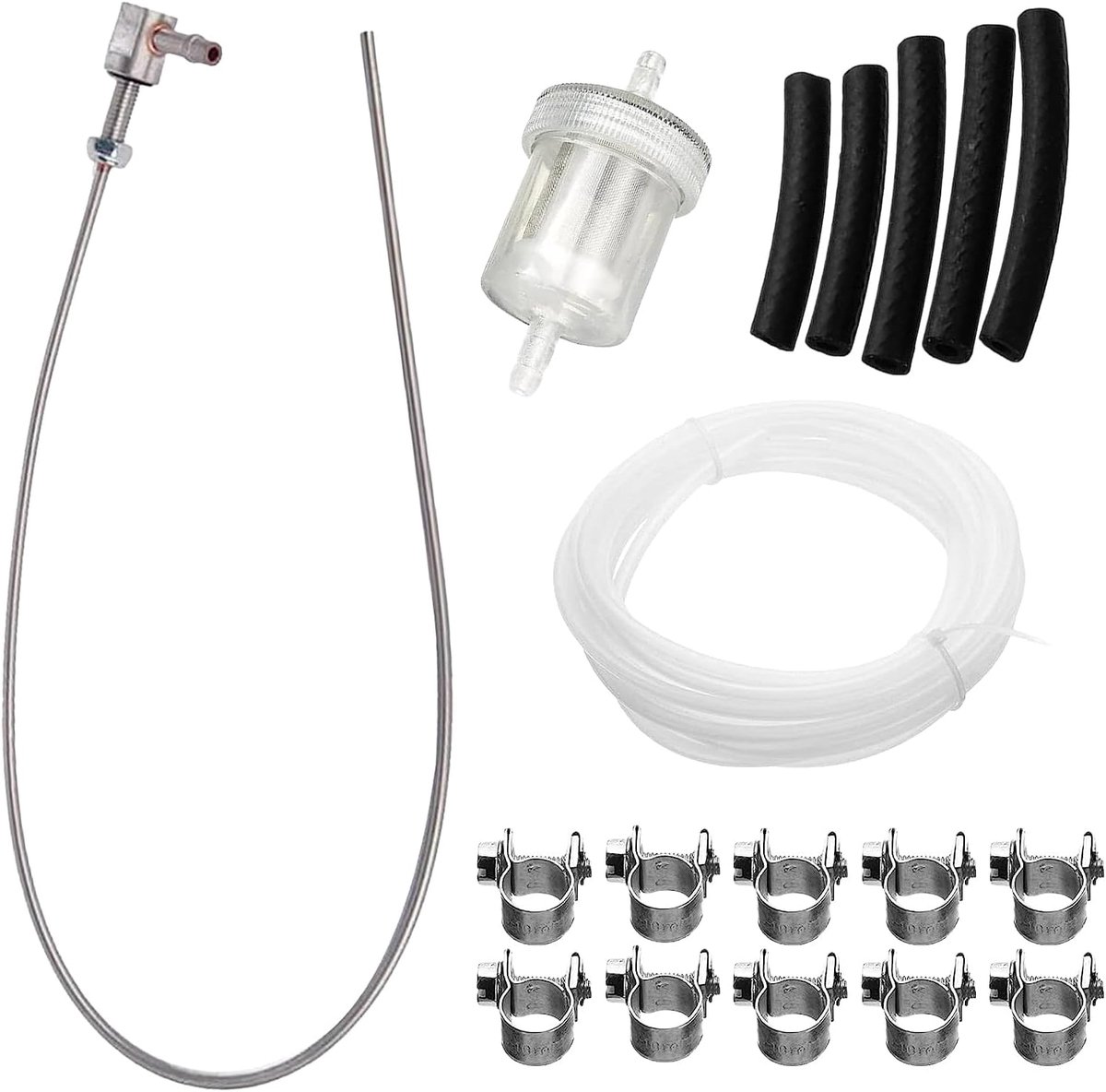 Tank taker 18-delige set - RVS standpipe - Voor brandstofverwarming - Eenvoudig te installeren - ShopVlot