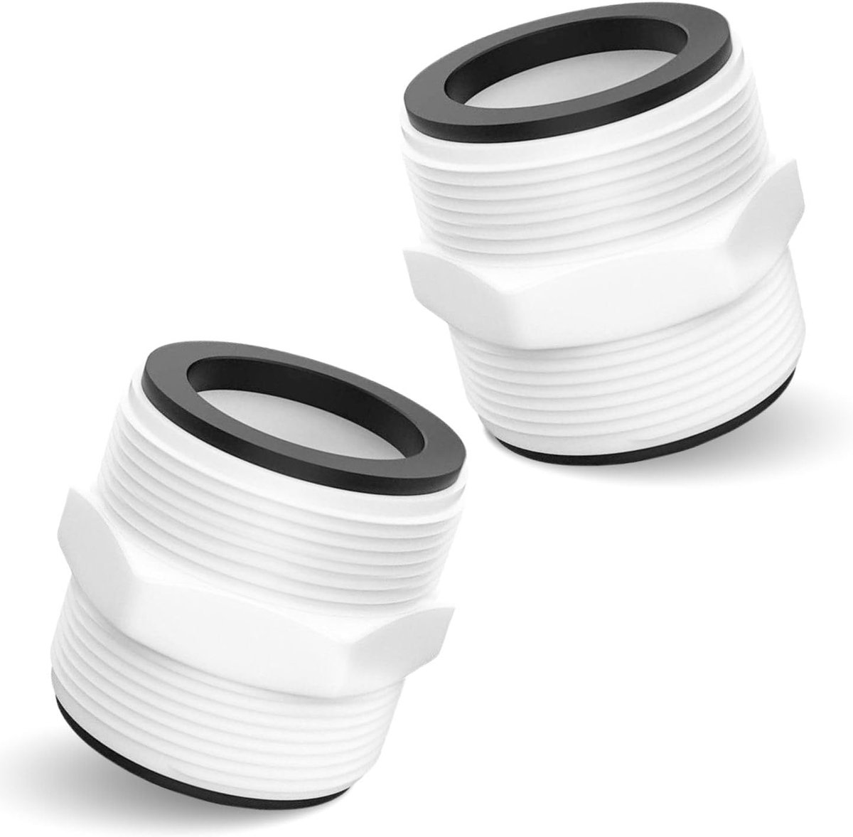 Poolslangverbinder 38 mm - 2 Wegs stekker - Slangaccessoire - Betrouwbare aansluiting voor zwembad - ShopVlot
