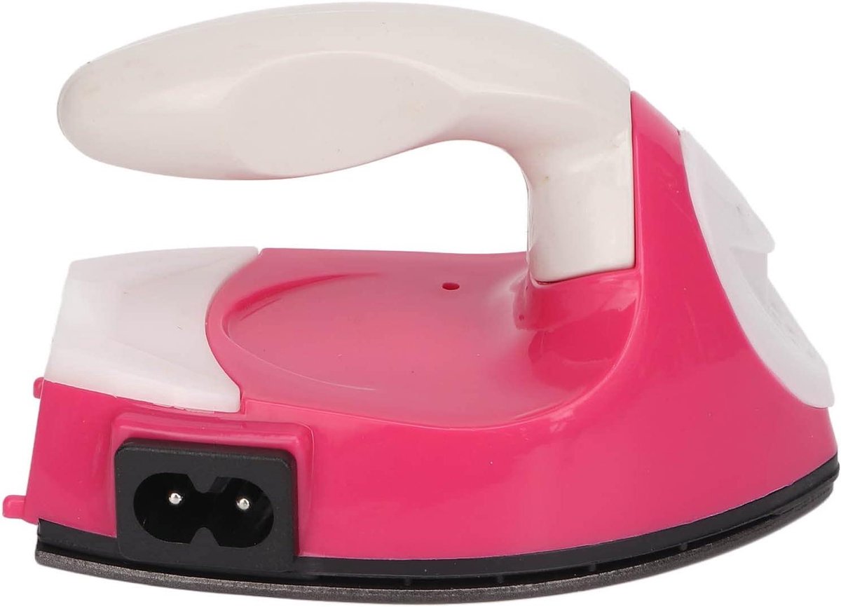 Mini Stoomstrijkijzer - Handstrijkijzer Reisstrijkijzer - Kreukels Verwijderen - Keramische Verwarmingsplaat - Compact Formaat - Wit