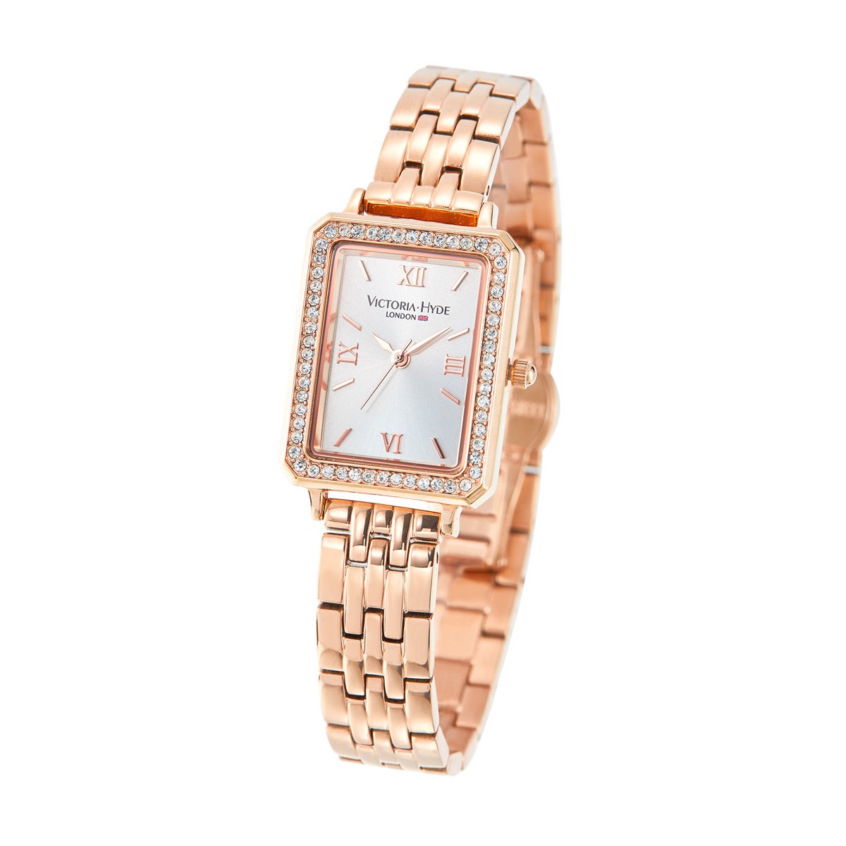 Victoria Hyde - Horloge Dames Rechthoekig- Rose goud - analoog horloge dames - Best Verkochte Horloges - quartz horloge - Waterdicht - 28mm - Cadeau Voor Vrouw - Dameshorloge