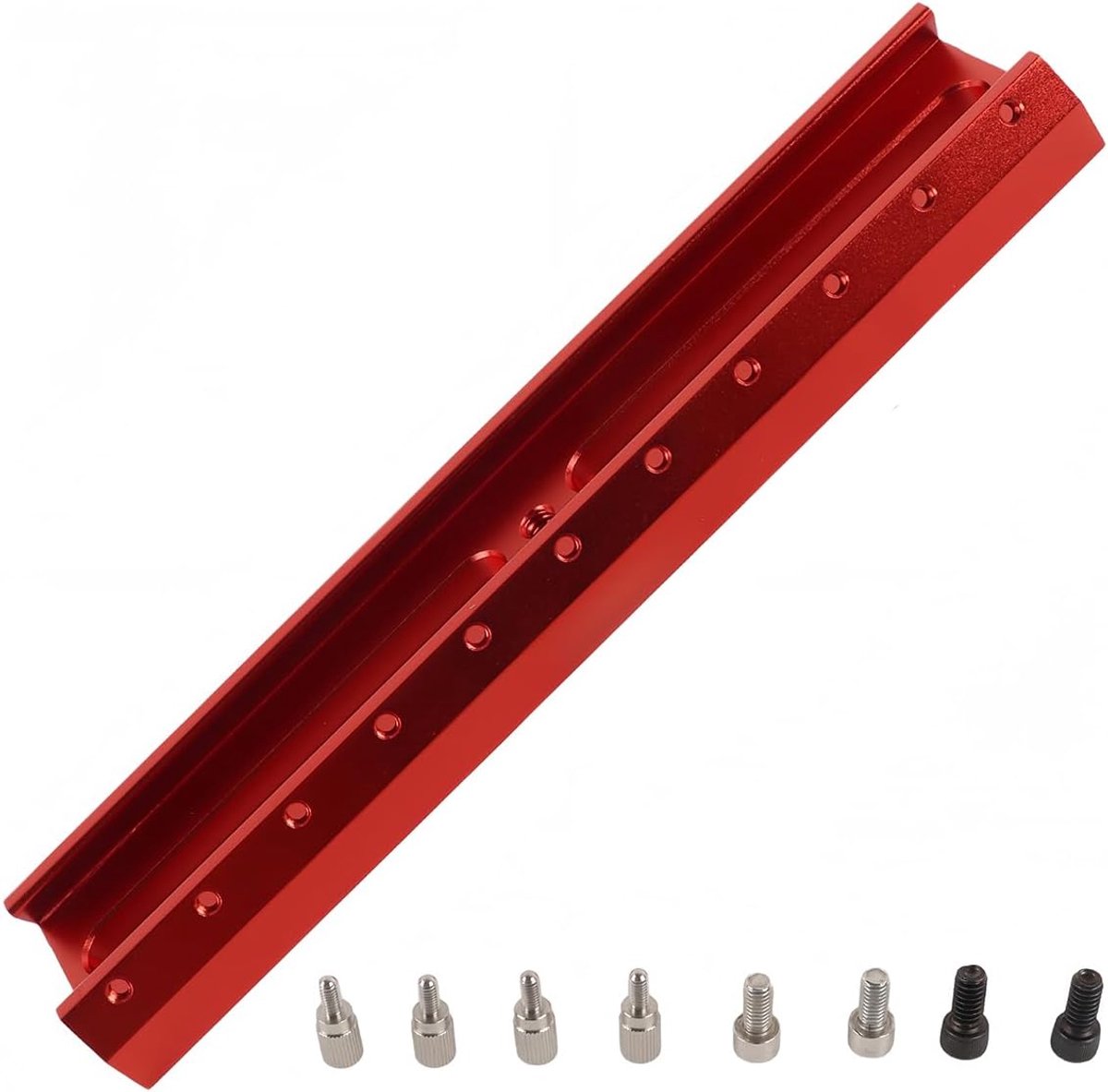 Dovetail Slot Extension Plate 220mm - Aluminium Legering - 60 Graden - Voor het bevestigen van extra apparatuur - ShopVlot