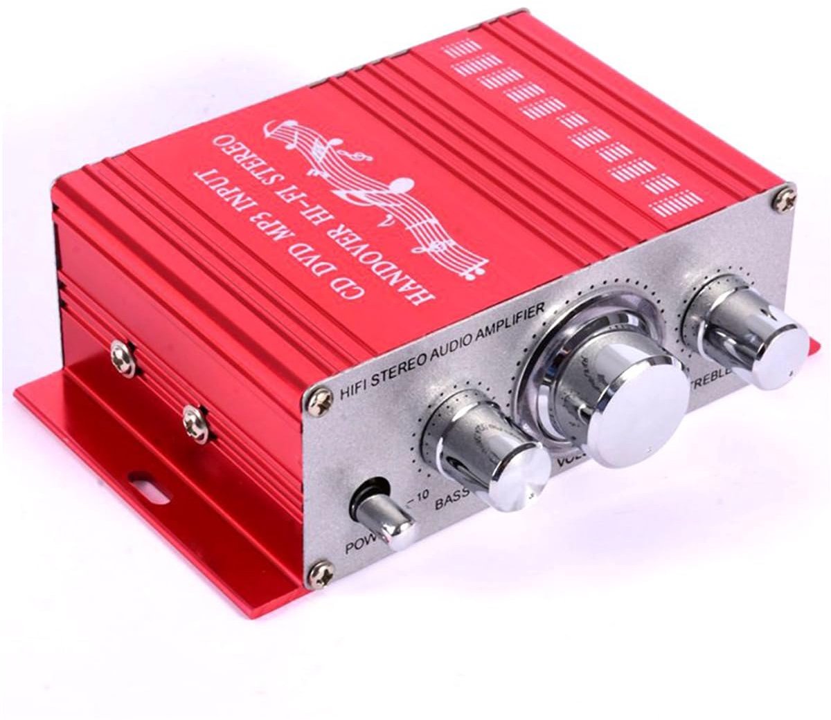 Carversterker 12V 2A - Aluminium - Professionele geluidsweergave - Ideaal voor computer en tv - ShopVlot