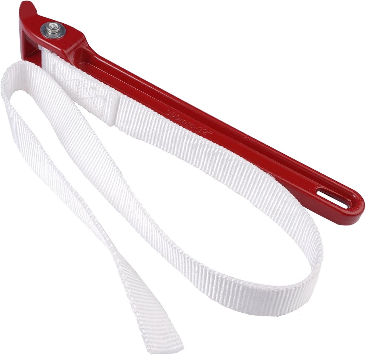 Oliefilterbandsleutel 30cm - Verstelbare Aluminium Band - Antislip Handvat - Ideaal voor Oliefilters en Buizen - ShopVlot
