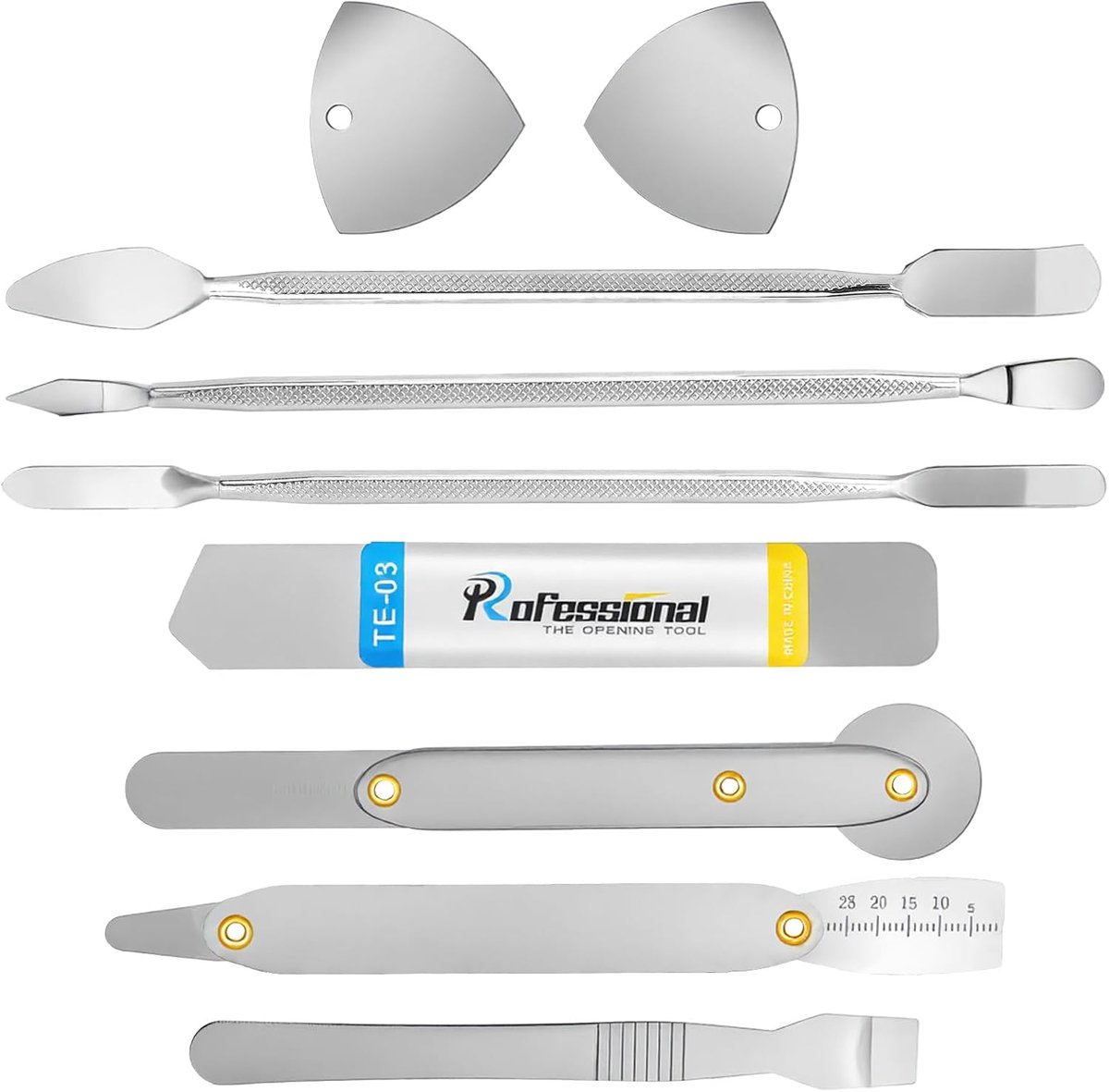 Mobiel telefoon gereedschapset - ultra dunne spudger - 9-delige set - ideaal voor reparaties - ShopVlot