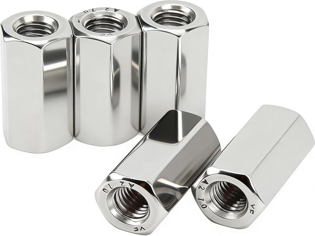 Langmoeren M10 x 1.5 - 304 RVS - 35mm lang - Ideaal voor vervangingen - ShopVlot