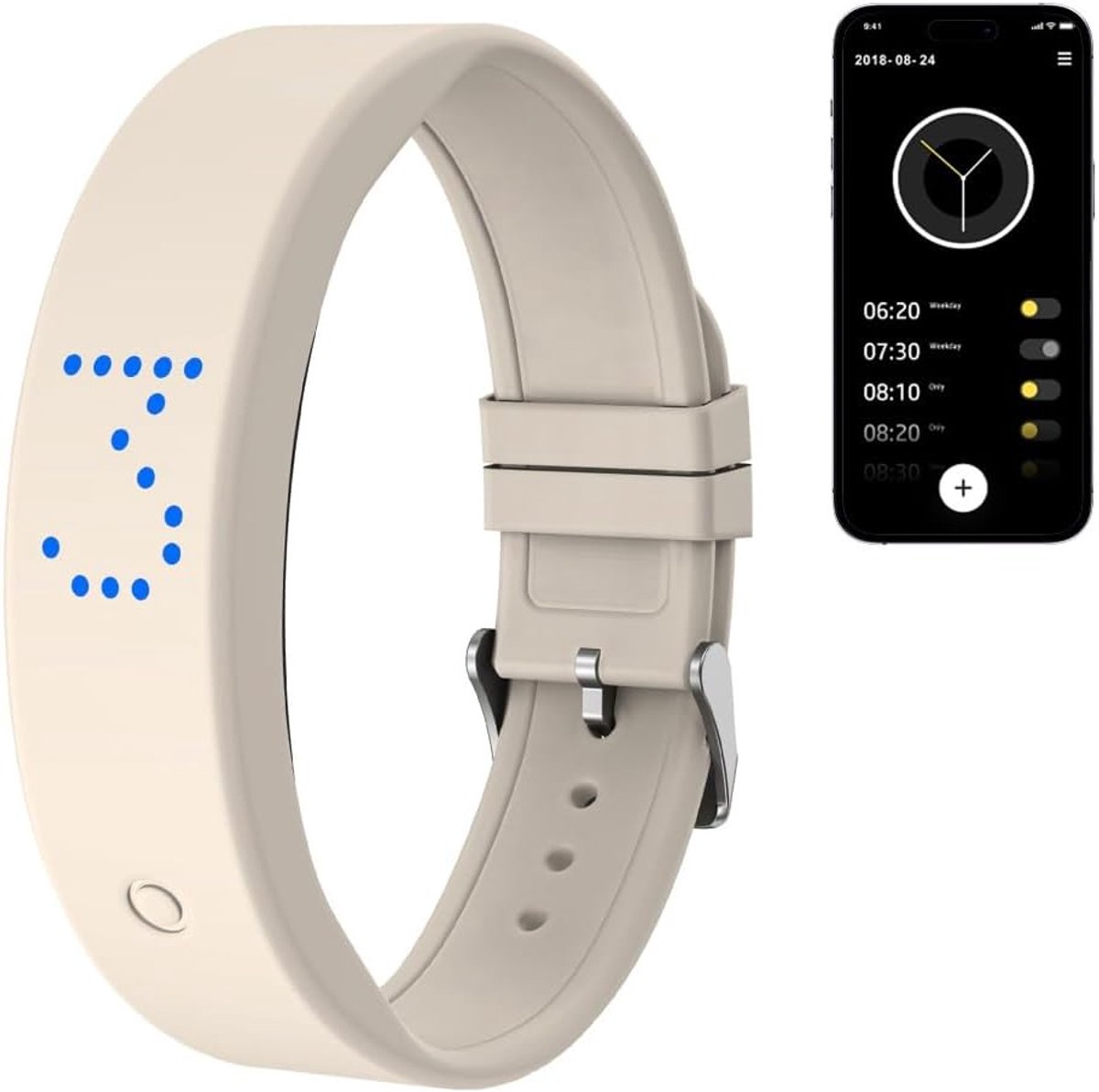 Vibratie Alarm Armband - Herinneringsfunctie - Voor kinderen en volwassenen - Drink- en medicijnherinnering - ShopVlot