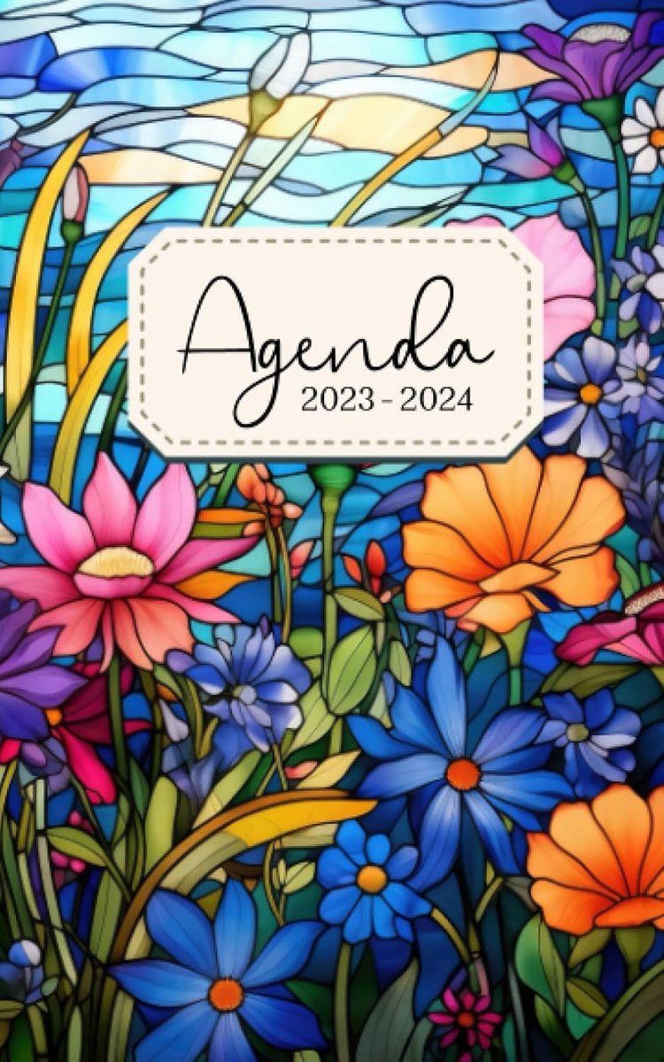 Agenda 2023 2024 - Fleurs - 1 pagina per dag - Perfect voor schoolplanning - ShopVlot