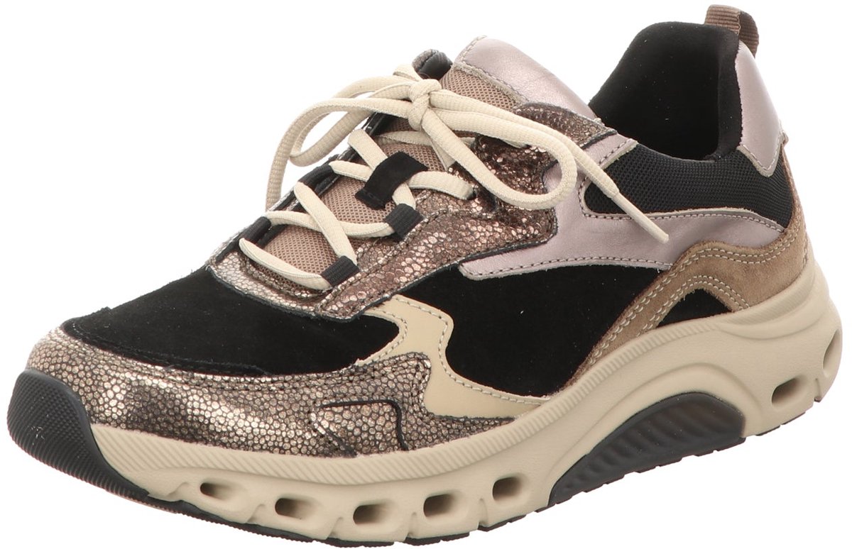 Gabor Rollingsoft 76.986 Sneaker Black/Mocca/Desert