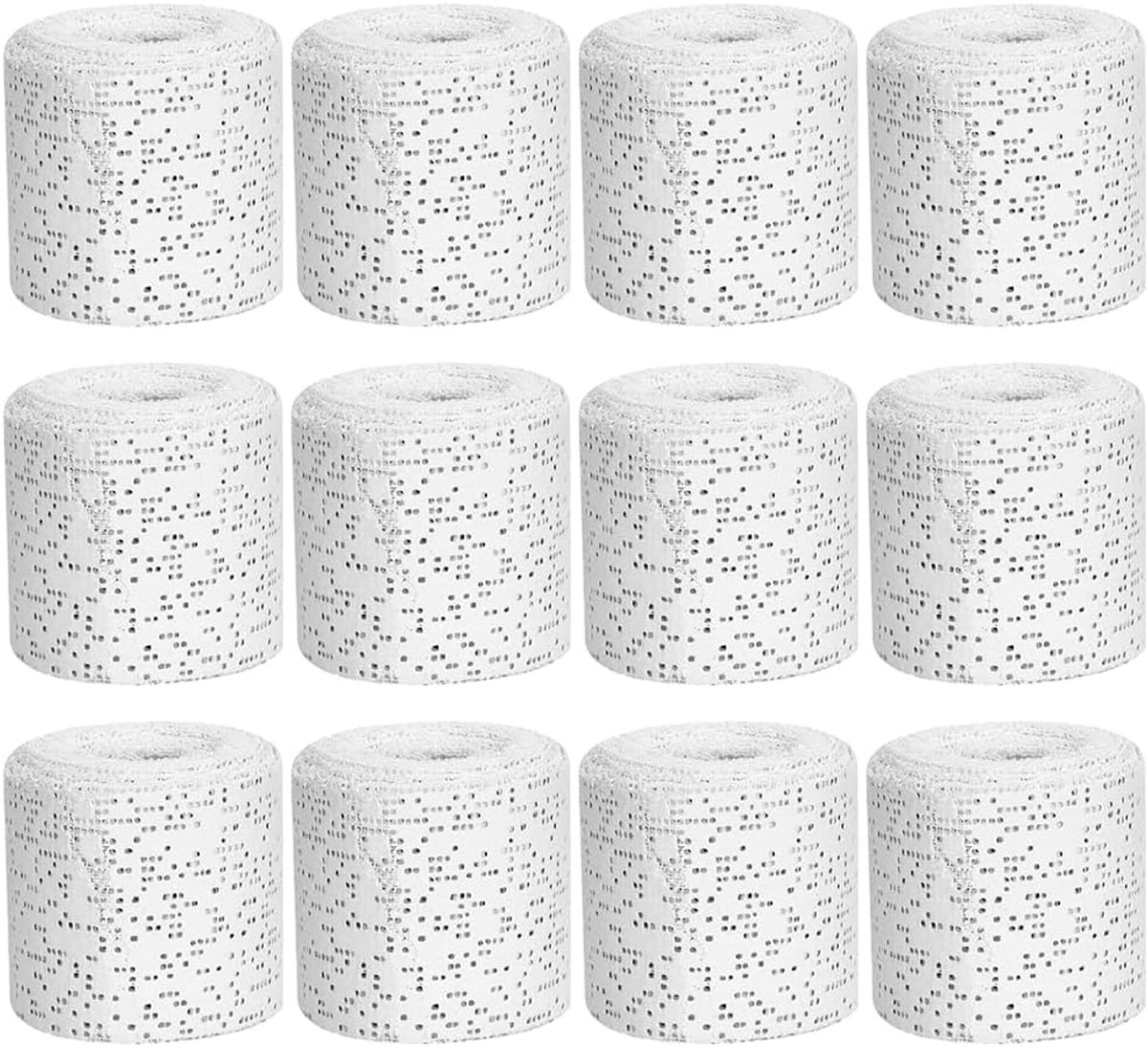 Gipsverbanden voor knutselen - 12 rollen 5 cm x 2.7 m - Plakband voor babybuik set - Ideaal voor creatief werk - ShopVlot